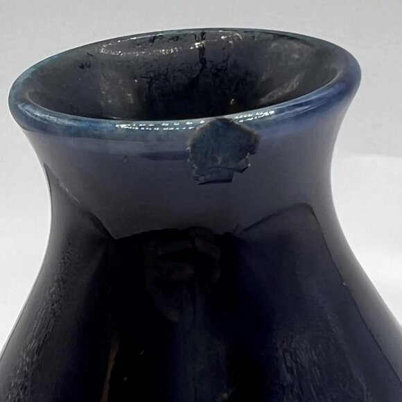 Early (1928-1949) Moorcroft Pomegranate Vase 4" Signed - Picture 6 of 7